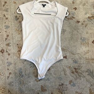 White Sleeveless Bodysuit